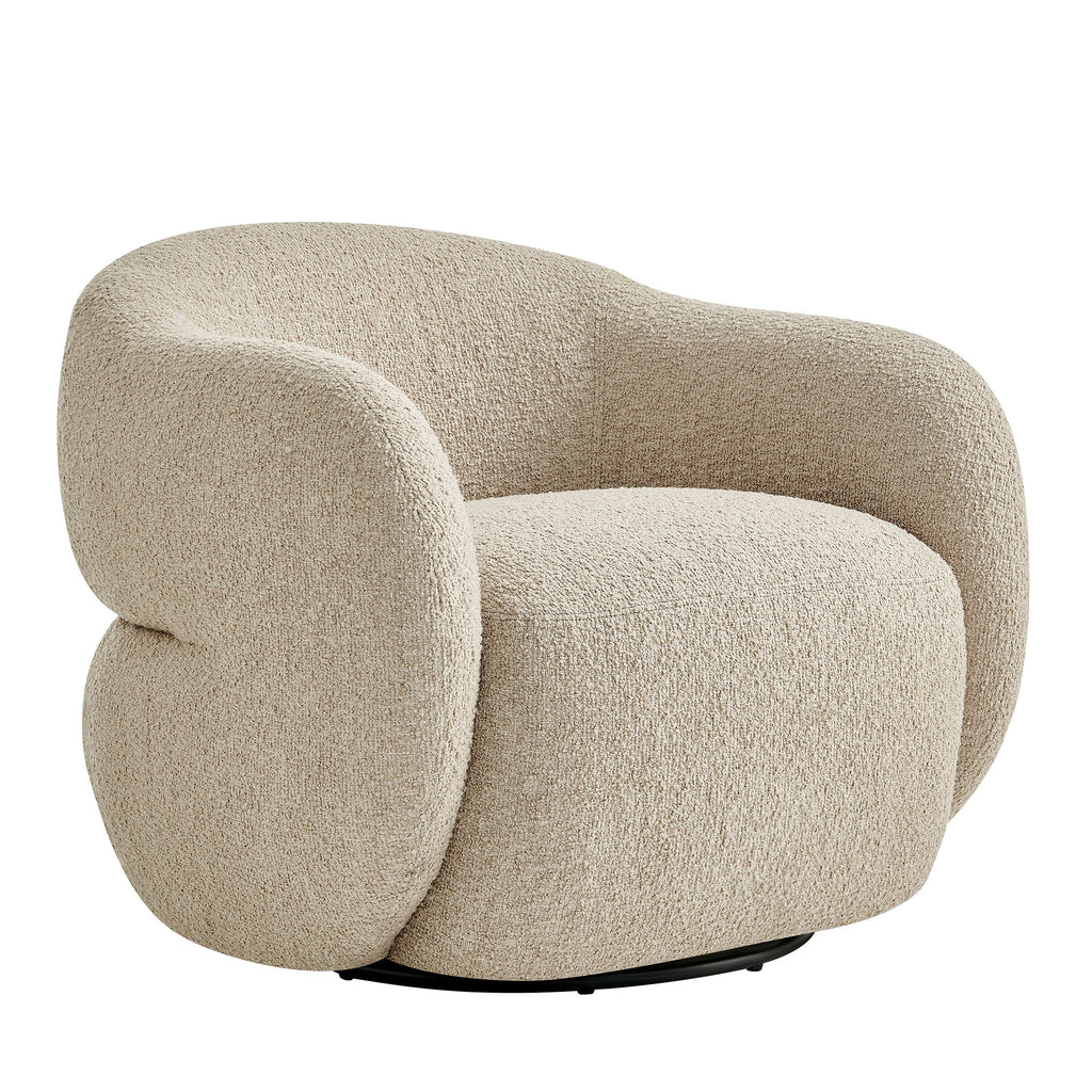 Modway Selby Textured Woven Fabric Swivel Accent Chair