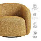 Modway Selby Textured Woven Fabric Swivel Accent Chair