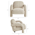 Modway Ferris Textured Woven Fabric Lounge Chair