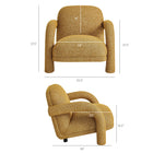 Modway Ferris Textured Woven Fabric Lounge Chair