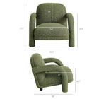 Modway Ferris Textured Woven Fabric Lounge Chair