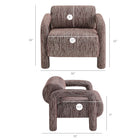 Modway Quill Patterned Woven Fabric Accent Chair