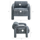 Modway Quill Patterned Woven Fabric Accent Chair