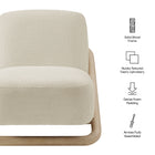 Modway Vander Textured Fabric Accent Chair