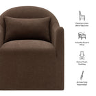 Modway Bardot Slipcovered Linen Blend Accent Chair