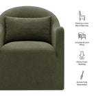 Modway Bardot Slipcovered Linen Blend Accent Chair