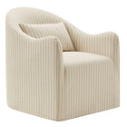 Modway Bardot Slipcovered Striped Accent Chair