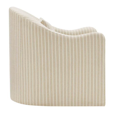 Modway Bardot Slipcovered Striped Accent Chair