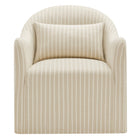 Modway Bardot Slipcovered Striped Accent Chair