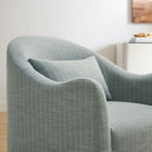Modway Bardot Slipcovered Striped Accent Chair