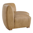 Modway Rialta Curved Armless Vegan Leather Sectional Loveseat
