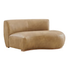Modway Rialta Curved Right-Arm Vegan Leather Sectional Loveseat