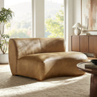 Modway Rialta Curved Right-Arm Vegan Leather Sectional Loveseat