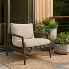Modway Nomi Outdoor Patio Teak Wood Sling Chair