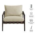 Modway Nomi Outdoor Patio Teak Wood Sling Chair