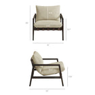 Modway Nomi Outdoor Patio Teak Wood Sling Chair