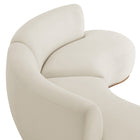 Modway Rialta 2 Piece Curved Performance Velvet Sectional Sofa
