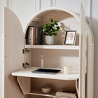 Modway Bellamy Arched Fold-Out Desk Cabinet