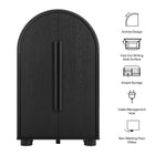 Modway Bellamy Arched Fold-Out Desk Cabinet