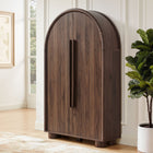 Modway Bellamy Arched Fold-Out Desk Cabinet