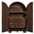 Modway Bellamy Arched Fold-Out Desk Cabinet