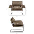 Modway Ansel Vegan Leather Accent Chair