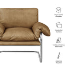 Modway Ansel Vegan Leather Accent Chair