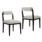 Modway Kai Fabric Dining Chair Set of 2