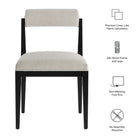 Modway Kai Fabric Dining Chair Set of 2