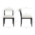 Modway Kai Fabric Dining Chair Set of 2