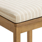 Modway Jax Oak Wood Dining Chair With Wavy Razor Back and Cushion Set of 2