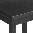 Modway Jax Oak Wood Dining Chair With Wavy Razor Back Set of 2