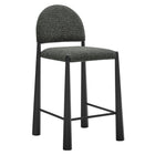 Modway Hayley Upholstered Fabric Counter Stools Set of 2