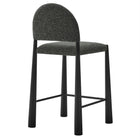 Modway Hayley Upholstered Fabric Counter Stools Set of 2