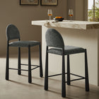 Modway Hayley Upholstered Fabric Counter Stools Set of 2