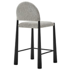 Modway Hayley Upholstered Fabric Counter Stools Set of 2