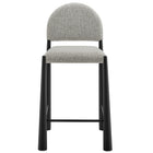 Modway Hayley Upholstered Fabric Counter Stools Set of 2