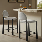 Modway Hayley Upholstered Fabric Counter Stools Set of 2