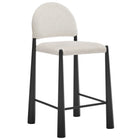 Modway Hayley Upholstered Fabric Counter Stools Set of 2