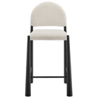 Modway Hayley Upholstered Fabric Counter Stools Set of 2