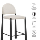 Modway Hayley Upholstered Fabric Counter Stools Set of 2