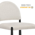 Modway Hayley Upholstered Fabric Counter Stools Set of 2