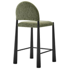 Modway Hayley Upholstered Fabric Counter Stools Set of 2