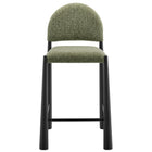 Modway Hayley Upholstered Fabric Counter Stools Set of 2
