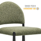 Modway Hayley Upholstered Fabric Counter Stools Set of 2