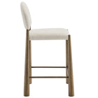 Modway Hayley Upholstered Fabric Counter Stools Set of 2
