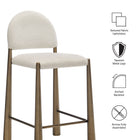 Modway Hayley Upholstered Fabric Counter Stools Set of 2
