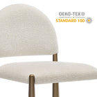Modway Hayley Upholstered Fabric Counter Stools Set of 2
