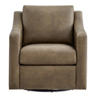 Modway Liora Vegan Leather Swivel Armchair
