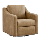 Modway Liora Vegan Leather Swivel Armchair